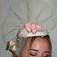 Wedding hat with veil Morning dew. Sombreros de la boda. Fashion workshop madam YLora. Online shopping on My Livemaster.  Фото №2
