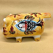 Сувениры и подарки handmade. Livemaster - original item Piggy Banks: Cat Loaf Big Fish. Handmade.