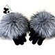 Order Gloves with fur Fox. Avtoledi. Mishan (mishan). Livemaster. . Mittens Фото №3