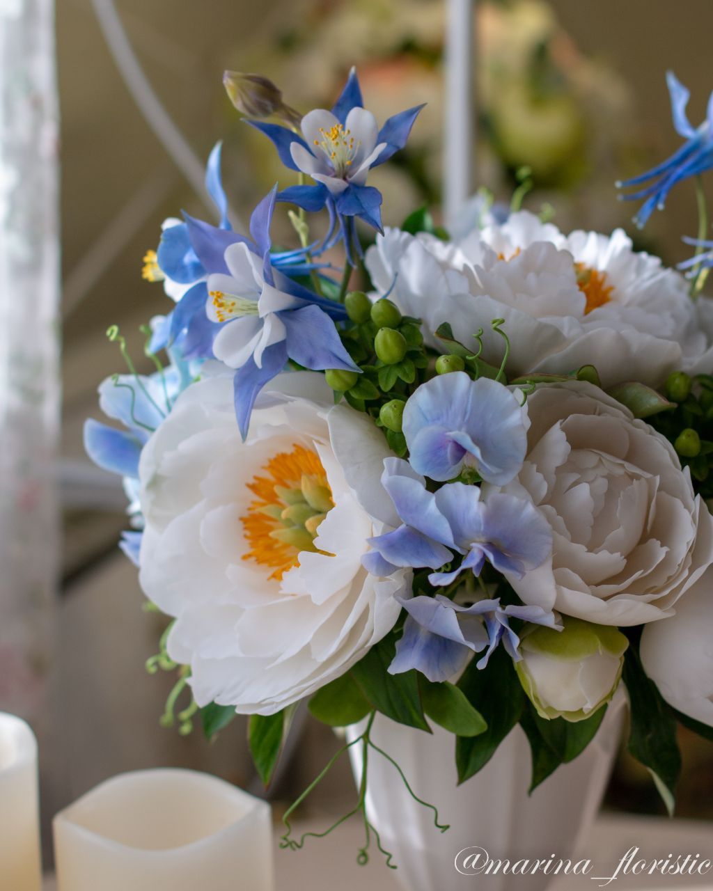 Композиция "Голубое облако" в интернет-магазине Ярмарка Мастеров по ...