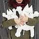 Маленькая игрушка кот. Мягкие игрушки. FoxAnna Игрушки-подушки от Анны. Ярмарка Мастеров.  Фото №5