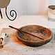 Wooden barrette-hairpin made of mahogany (mahogany) H21, Hairpins, Novokuznetsk,  Фото №1