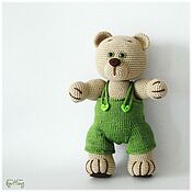 Куклы и игрушки ручной работы. Ярмарка Мастеров - ручная работа Knitted toys: Bears in pants. Handmade.