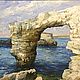 Картина "Тарханкут. Крым." Холст. Масло. Картины. Галерея Мир художников (art-pozitiv58). Ярмарка Мастеров.  Фото №6
