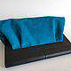 Bright turquoise clutch with wooden clasp. Clutches. Inessa Tche. Online shopping on My Livemaster.  Фото №2