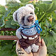 Stuffed toys, knitted Teddy: Micah 20 cm. Stuffed Toys. sToryToys. My Livemaster. Фото №4