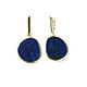 Lapis lazuli earrings, drop earrings, dark blue earrings. Earrings. Irina Moro. My Livemaster. Фото №4