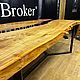 Заказать Стол из слэба и эпоксидной смолы 200х90. WoodBroker. Ярмарка Мастеров. . Столы Фото №3