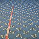 Жаккард хлопковый, бабочки, Ткани, Новосибирск,  Фото №1