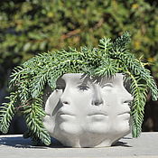 Цветы и флористика handmade. Livemaster - original item Pots made of concrete Pansophia original multi-faceted pot. Handmade.