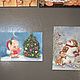  ' Snowman' oil painting on vinyl magnet. Pictures. flamemilady. My Livemaster. Фото №6