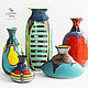 Обитатели V. Радуга. Вазы. Ceramic Tales by Valentina Fadeeva. Ярмарка Мастеров.  Фото №6