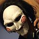 Saw JigSaw Billy the Puppet mask with wig:. Character masks. Kachestvennye avtorskie maski (Magazinnt). Ярмарка Мастеров.  Фото №5