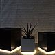 Square planter with lighting. Pots1. LittleHouse. Online shopping on My Livemaster.  Фото №2