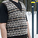 Безрукавка Fall River vest. Жилеты мужские. Ирина. Ярмарка Мастеров.  Фото №4