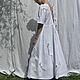 Платье со шнуровкой на спине, белое, хлопок 100%. Платья. Natasha Pankevich (pankevich). Ярмарка Мастеров.  Фото №5