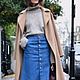 Винтаж: Юбка.Мidi.Denim-коллекция!50.Saint Petersburg!. Юбки винтажные. MixVintage. Ярмарка Мастеров.  Фото №10