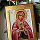 softener of evil hearts . Icon Of The Theotokos. Icons. Peterburgskaya ikona.. Ярмарка Мастеров.  Фото №5