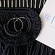 Бохо-серьги в технике макраме. Серьги-кольца. МАКРАМЕ | FIKA. Интернет-магазин Ярмарка Мастеров.  Фото №2