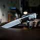 Handmade knife 'Bear' Damascus steel, Knives, Chrysostom,  Фото №1