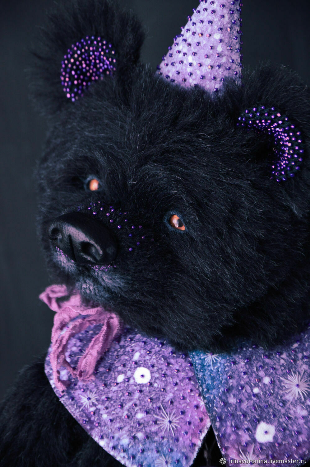 Nebula... Author's collectible Teddy bear, Teddy Bears, Minusinsk,  Фото №1