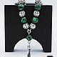 Чётки из серебра с малахитом. Четки. GAMMA jewelry. Ярмарка Мастеров.  Фото №5