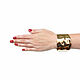 Wide gold bracelet, massive bracelet, detachable bracelet, Hard bracelet, Moscow,  Фото №1