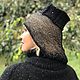 Шляпка ручной работы ЗВЕЗДНАЯ НОЧЬ. Шляпы. Анна Лесникова      Les accessoires. Ярмарка Мастеров.  Фото №6