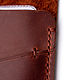 The leather cover holder for passport and cards is hand sewn. Passport cover. Ptaho. My Livemaster. Фото №6