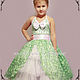 Baby dress 'Luxury' of Art.358 (mint). Childrens Dress. ModSister/ modsisters. Ярмарка Мастеров.  Фото №4