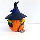 Mini pumpkin house for decoration (mini garden, dollhouse). Decoration for flower pots. magic stick. Online shopping on My Livemaster.  Фото №2