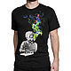 T-shirt cotton 'albert Einstein', T-shirts and undershirts for men, Moscow,  Фото №1