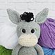 Ослик вязаная мягкая игрушка. Мягкие игрушки. Таюткины игрушки (Tayutka toys). Интернет-магазин Ярмарка Мастеров.  Фото №2