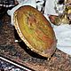 Артефакт на агате _ЛАКШМИ_алтарное изображение. Ритуальная атрибутика. Сундук Яги (Sunduk Yagi). Ярмарка Мастеров.  Фото №4