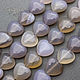 Агат серый 14 мм бусины сердце из камня, Бусины, Москва,  Фото №1