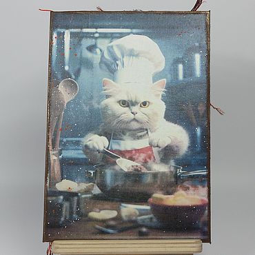 Канцелярские товары ручной работы. Ярмарка Мастеров - ручная работа Кулинарная книга Котэ. Handmade.
