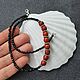 Колье чокер из красной яшмы. Колье. Vadjra-jewelry. Ярмарка Мастеров.  Фото №6