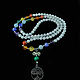 Rosary on 7 Chakras with Kakholong. Rosary. oko-siriusa. Online shopping on My Livemaster.  Фото №2