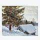  Картина маслом Зима на Академической дачи, зимний пейзаж, Картины, Вышний Волочек,  Фото №1