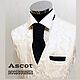 Галстук-пластрон в клетку. Галстуки. ASCOT Accessories. Интернет-магазин Ярмарка Мастеров.  Фото №2