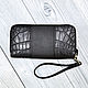 Crocodile leather clutch bag, in combination with calfskin!, Clutches, St. Petersburg,  Фото №1