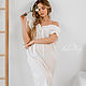 Nightgown made of cambric Symphonie white long. Nightdress. Delicate Clothing Store (Daria). Online shopping on My Livemaster.  Фото №2