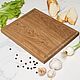 Wooden board 'Rectangular large' with a channel. Cutting Boards. derevyannaya-masterskaya-yasen (yasen-wood). My Livemaster. Фото №6