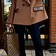 Пальтовый драп Max Mara в классическом оттенке кэмел. Ткани. Итальянские ткани Gontess. Ярмарка Мастеров.  Фото №6