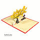Landscape in Chinese style - 3D handmade postcard. Cards. RUTWORKS - POP-UP CARDS. Online shopping on My Livemaster.  Фото №2