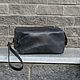Order Men's travel leather travel bag black. Tais-bags. Livemaster. . Travel bags Фото №3