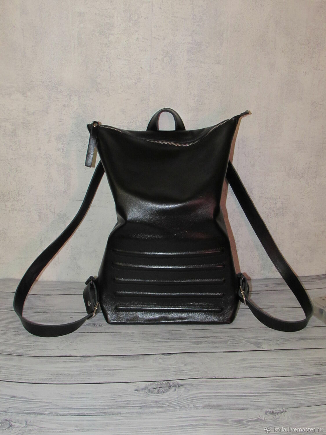 Рюкзак кожаный женский "Sunlight" черный" купить в интернет-магазине ...
