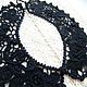 Collar ' Black lace'. Collars. 'Irish lace'  Elena. My Livemaster. Фото №4