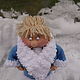 Frosya Snegurochka (the snow maiden knitted, knitted doll, New year). Stuffed Toys. Warm toys. My Livemaster. Фото №6