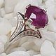 Заказать Silver ring with ruby. OuroborosJwlry. Ярмарка Мастеров. . Rings Фото №3